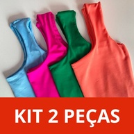 Regata Ibiza: Kit 2 Blusas Femininas Confortáveis - imagem 1