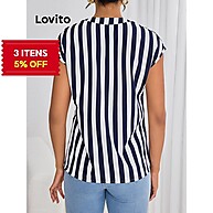 Regata Listrada Elegante Lovito LBL14190 – Estilo e Conforto - imagem 1