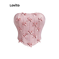 Regata Lovito com Laço Acolchoado – Estilo Casual e Conforto - imagem 1