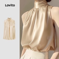 Regata Plissada Lovito: Elegância e Conforto! - imagem 1