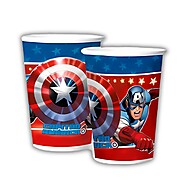 Copo Descartável Capitão América 180ml Regina - imagem 2