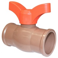 Registro de Esfera PVC 20mm: 10 Unidades para sua Obra - imagem 1