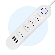 Régua Tomada 4 Tomadas + 3 USB: Organize sua Energia com Estilo e Segurança (2m) - imagem 2