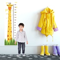 Régua de Crescimento Infantil Adesivo de Parede com Tema Girafa - Decore e Acompanhe o Crescimento com Estilo - imagem 4