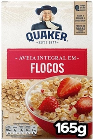 Aveia Em Flocos Regulares Quaker Caixa 165G - imagem 1