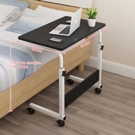Mesa Ajustável Dobrável com Rodinhas - Altura Regulável 70-90cm | Ideal para Notebook, Escritório e Espaços Pequenos - imagem 3