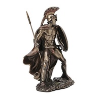 Estátua Rei Espartano Leonidas 19,5 cm - Resina Bronze Fundida a Frio - Decoração e Colecionismo - imagem 4
