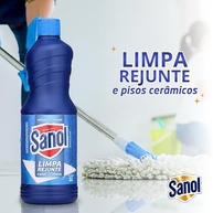 Limpa Rejunte e Piso Cerâmico Sanol 1L - Potente Removedor de Sujeiras Difíceis - imagem 3