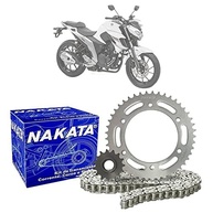 relacao-a-kit-15d-2010-nakata-aco-yamaha-45d-fazer-1045-coroa-250-2005-pinhao-e-corrente-a