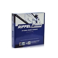 Kit Relação Honda XR 250 Tornado (01-08) Riffel TOP Aço 1045 com Retentor O-Ring - imagem 5