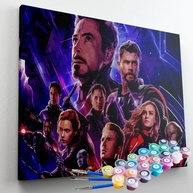 Kit Pintura Terapêutica Vingadores - Marvel - Pinte, Relaxa e Cura - imagem 1