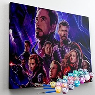 Kit Pintura Terapêutica Vingadores - Marvel - Pinte, Relaxa e Cura - imagem 2