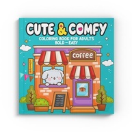 Kit 3 Livros de Colorir Adulto Cute & Comfy - Relaxamento e Criatividade - imagem 4