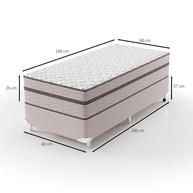 Cama Box Solteiro Sonhare: Conforto e Relaxamento! - imagem 2