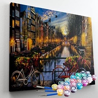 Kit de Pintura Terapêutica Canais de Amsterdam - Relaxamento e Concentração para Adultos - imagem 2