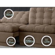 Sofá Retrátil e Reclinável Net Confort: Seu Relaxamento! - imagem 2