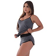 Pijama Baby Doll Algodão: Conforto para Noites Relaxantes - imagem 2