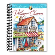 relaxar-de-encantador-haven-charm-livro-a-colorir-village-para-creative-a