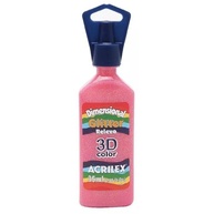 Tinta Dimensional Glitter Relevo 3D Rosa Primavera - Color Acrilex 35ml - imagem 2
