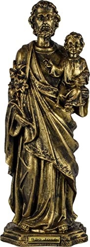 Imagem de São José Ouro Antigo 40cm - Resistente e Elegante para Decoração Religiosa - imagem 2