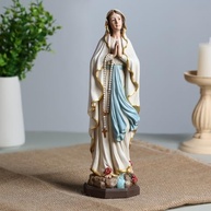 Estátua de Nossa Senhora de Lourdes 30,5 cm - Decoração Religiosa Elegante para Casa e Jardim - imagem 3
