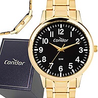 Relógio Condor Masculino Dourado: Elegância e Garantia - imagem 1