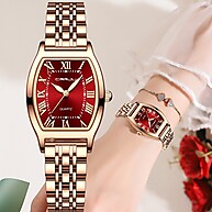 Relógio CRRJU Feminino: Elegância Retangular - imagem 1