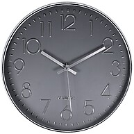 Relógio de Parede Cromado 30cm: Elegância e Precisão - imagem 1