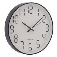 Relógio de Parede Quartz Lyor: Elegância em Preto - imagem 1