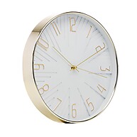 Relógio de Parede Wolff Branco: Elegância Minimalista - imagem 1