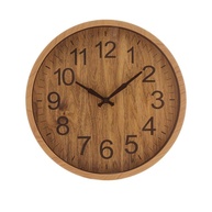 Relógio de Parede Wood: Elegância Rústica - imagem 1