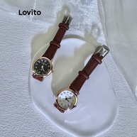 Relógio Digital Lovito para Mulheres - Estilo Vintage com Pulseira de PU - imagem 1