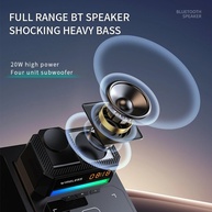 Carregador Sem Fio 5 em 1: Som Bluetooth, Relógio e Luminária - imagem 3