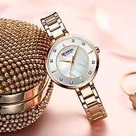 Relógio Feminino Curren 9051XS: Elegância à Prova D'Água - imagem 1