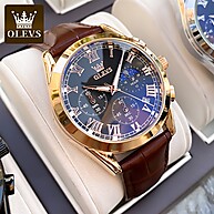Relógio OLEVS Masculino Cronógrafo Luxo à Prova d'Água - imagem 1