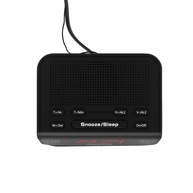 Rádio Relógio Digital LED 0.6" - Compacto e Moderno com Luz Vermelha e Timer - imagem 1