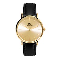 Relógio Saint Germain Murray: Elegância em Preto e Dourado - imagem 1