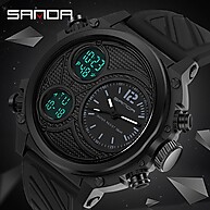 Relógio SANDA 3002: Esportivo, À Prova d'Água e Com Display Duplo - imagem 1