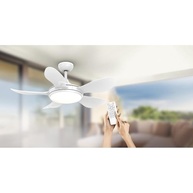 Ventilador de Teto Arno Ultimate 5 Bivolt com LED 1500–1600lm, 6 Velocidades, Timer e Controle Remoto - imagem 2