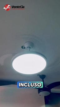 Ventilador de Teto Retrátil com LED 36W, 4 Pás Invisíveis, Controle Remoto, 6 Velocidades, Bivolt - imagem 5