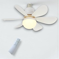 Ventilador de Teto com Lâmpada LED Inteligente 60W - 6 Pás, Controle Remoto, 3 Velocidades, Bivolt - imagem 3