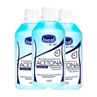 Removedor de Esmalte Ideal: Kit 3 Unidades 100ml - imagem 1