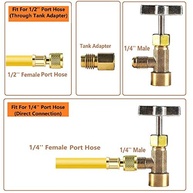 Kit Ferramenta R134A: Dispensador, Adaptador e Removedor de Válvula para Freon - imagem 5