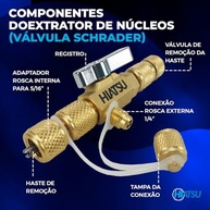 Válvula Removedora de Núcleo Schrader Hiatsu VCRH-1: Instalação e Manutenção Sem Perda de Gás - imagem 3