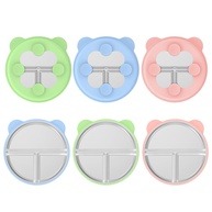 Pratos Infantil Aço Inox com Sucção - 3 Unidades Coloridas com Mangas Silicone Removíveis - imagem 1