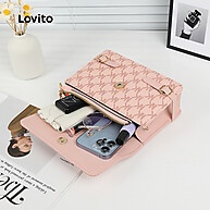Lovito Bolsa de Ombro Pequena Elegante com Alça Removível - imagem 2