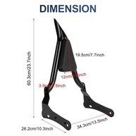 Encosto Passageiro Vulcan S 650 PSLER Sissy Bar Removível com Almofada - Conforto e Segurança 2015-2024 - imagem 4