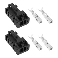 Conector Luz Placa 2 Pinos 98817-1021 para Renault Kangoo - Kit Reparo Completo - imagem 1