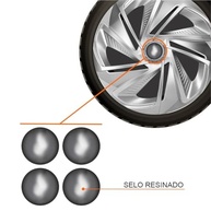 Jogo Calota Aro 13 Nitro Silver Elitte: Estilo e Proteção para Seu Renault/Dacia - imagem 3