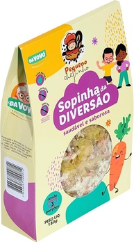 Da Vovó, Sopinha da Diversão, Pequeno Chefinho, Rende 3 porções, Pronto em 15 minutos, Alimentação saudável infantil, 180 Gramas - imagem 1